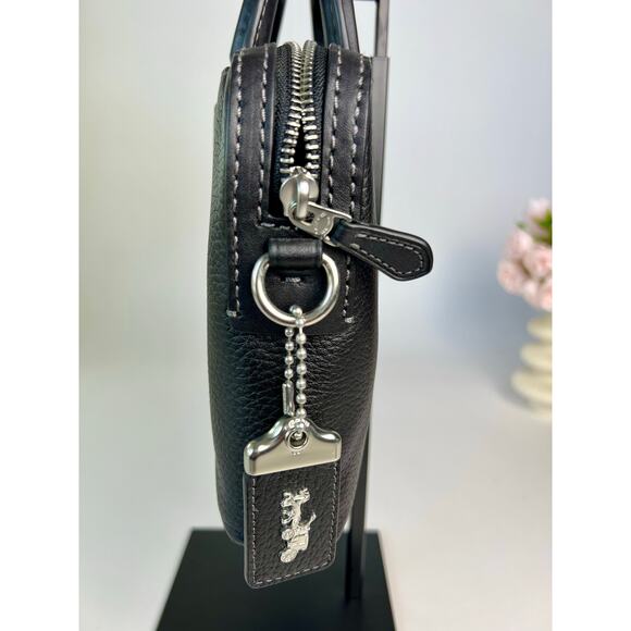 Coach X Jean-Michel Basquiat Dinosaur Rogue Slim Briefcase Bag 7053 - Picture 4 of 11